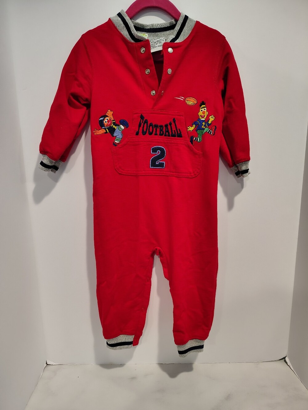 Vintage Sesame Street Football Romper